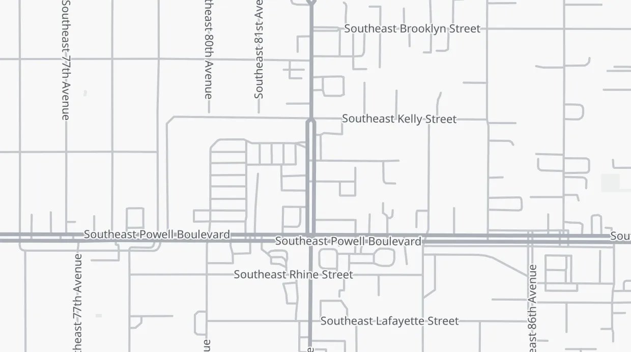 A map of the streets around Tik Tok