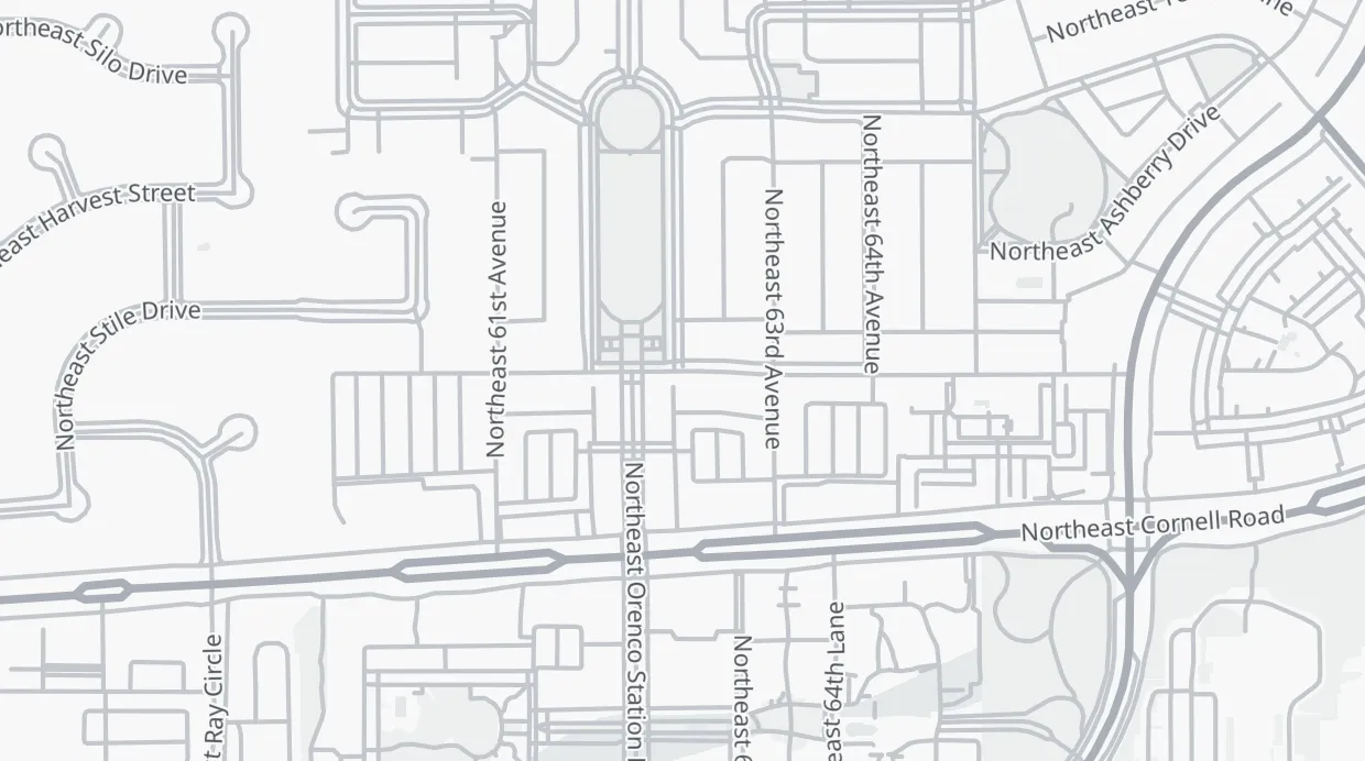 A map of the streets around Central Park