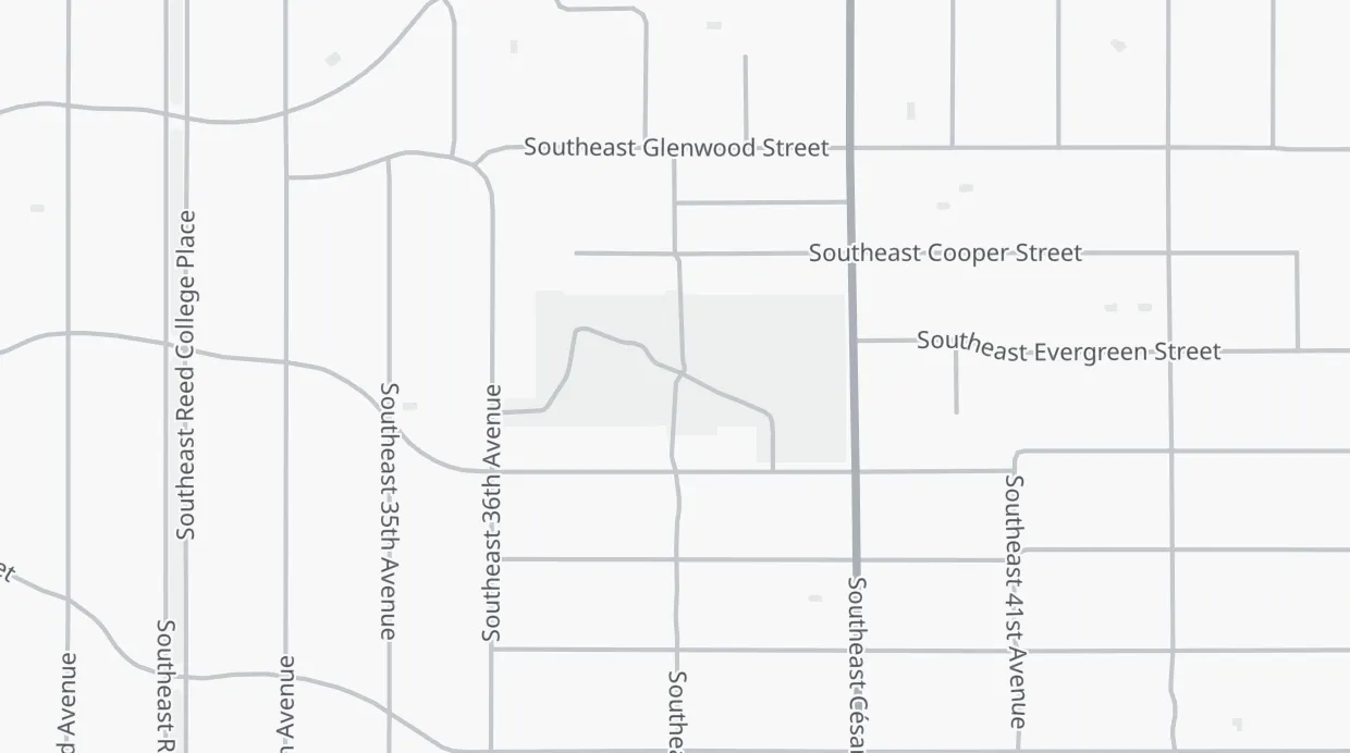 A map of the streets around Berkeley Park