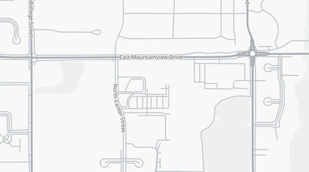 A map of the streets around Joan of Arc
