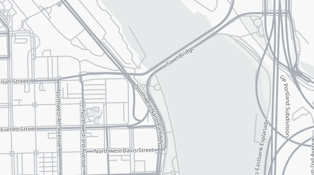 A map of the streets around Friendship Circle