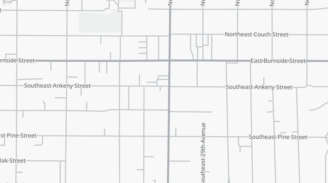 A map of the streets around Crema
