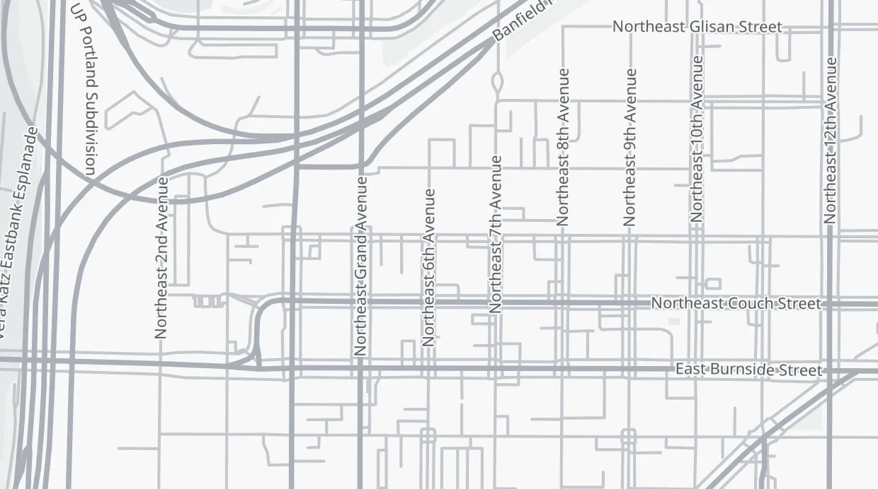 A map of the streets around BAR Botellón